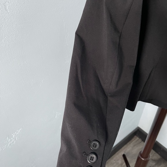 Nine West Women's Long Sleeves Front 2-Button Open Front Blazer Jacket size 6 - Picture 3 of 4